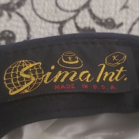 Sima Int. Navy Newsboy Hat - Picture 7 of 7